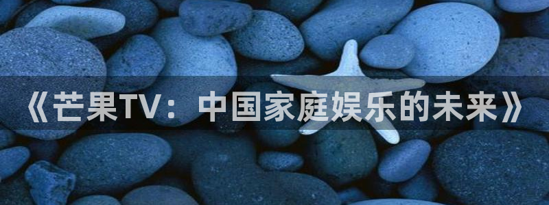 米奇影院777中文字幕：《芒果TV：中国家庭娱乐的未来》